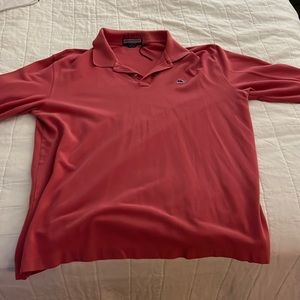 Long Sleeve vineyard vines sailor red polo